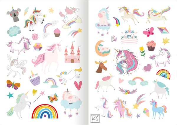 Produktbild: Mein Einhorn-Stickerheft