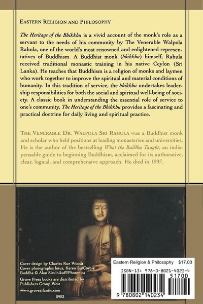 Produktbild: The Heritage of the Bhikkhu