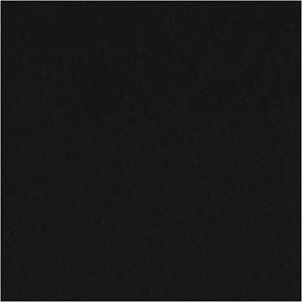 Produktbild: Creativ Company Stoff, B 145 cm, 140 g, Schwarz, 2 m