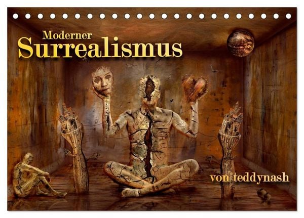 Moderner Surrealismus (Tischkalender 2026 DIN A5 quer), CALVENDO Monatskalender
