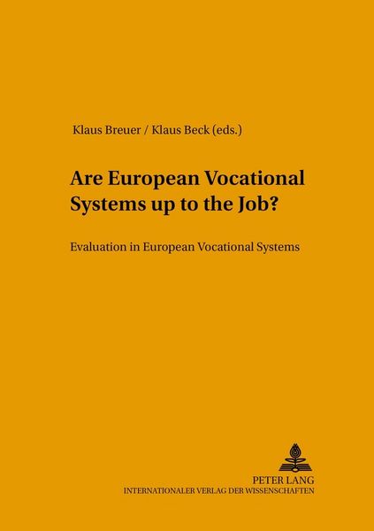 Produktbild: Are European Vocational Systems up to the Job?