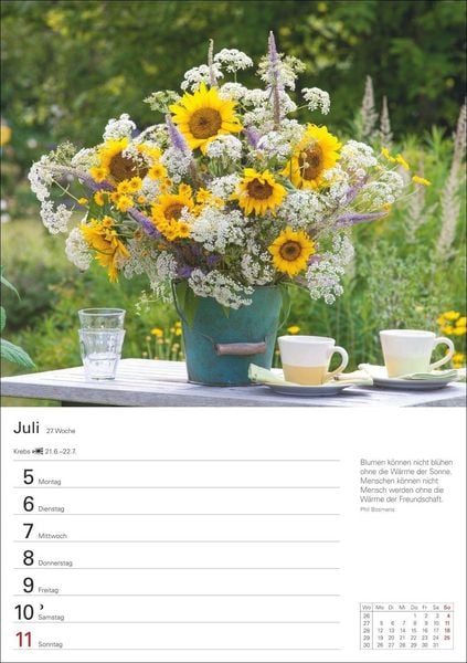 Produktbild: Blumenpracht Wochenplaner 2027 - 53 stimmungsvolle Fotografien