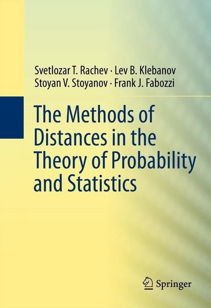 Produktbild: The Methods of Distances in the Theory of Probability and Statistics