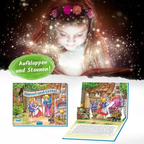 Produktbild: Tr&ouml;tsch M&auml;rchenbuch Pop-up-Buch H&auml;nsel und Gretel