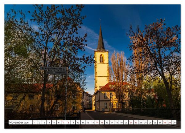 Produktbild: Romantisches Erfurt - Bilder einer Stadt voller Geschichte (Wandkalender 2026 DIN A4 quer), CALVENDO Monatskalender