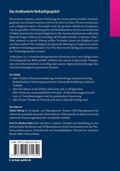 Produktbild: Das strukturierte Verkaufsgespr&auml;ch