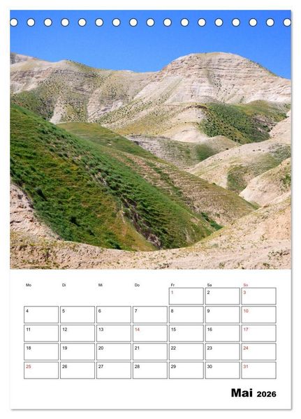 Produktbild: Israel - Der Monatsplaner 2026 (Tischkalender 2026 DIN A5 hoch), CALVENDO Monatskalender