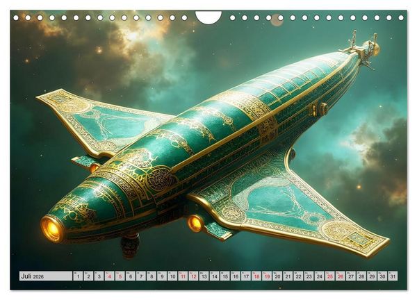 Produktbild: Kosmische Extravaganz (Wandkalender 2026 DIN A4 quer), CALVENDO Monatskalender