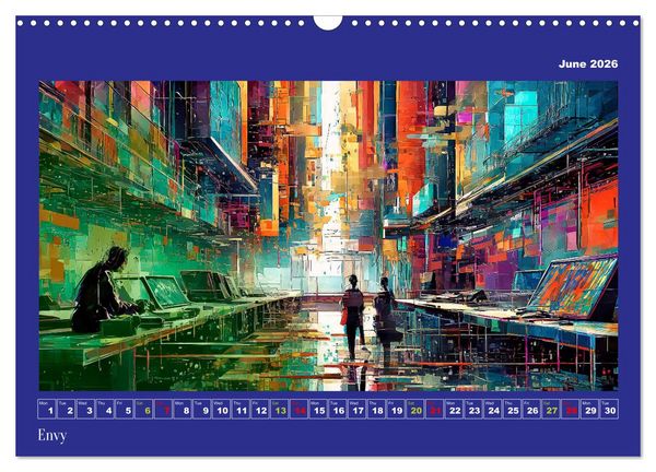 Produktbild: Pixelated Passions (Wall Calendar 2026 DIN A3 landscape), CALVENDO 12 Month Wall Calendar