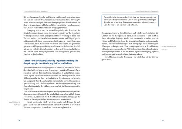 Produktbild: Handbuch Sprache und Bewegung