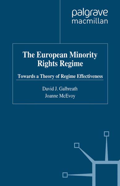 Produktbild: The European Minority Rights Regime