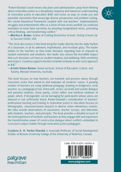 Produktbild: Restorative Justice in the Classroom