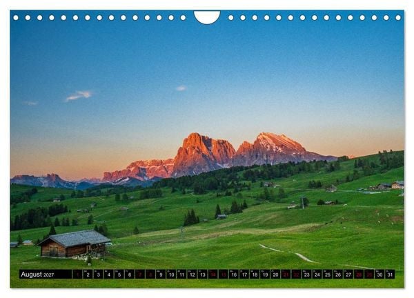 Produktbild: Sehnsucht Seiser Alm (Wandkalender 2027 DIN A4 quer), CALVENDO Monatskalender