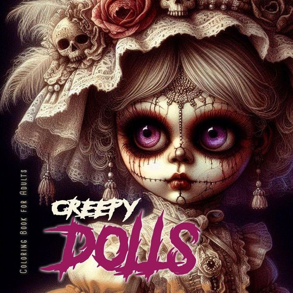 Produktbild: Creepy Dolls Coloring Book for Adults