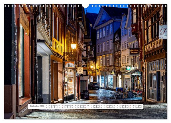 Mein historisches Marburg (Wandkalender 2026 DIN A3 quer), CALVENDO Monatskalender