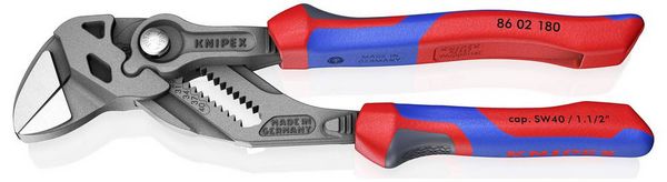 Produktbild: Knipex 86 02 180 Zangenschl&uuml;ssel 40mm