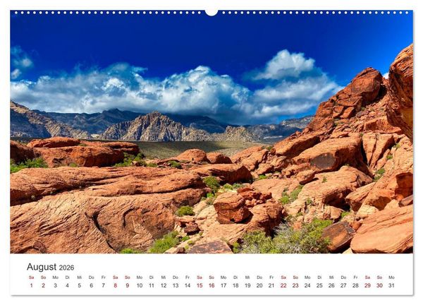 Produktbild: Nevada - Mehr als nur Las Vegas (hochwertiger Premium Wandkalender 2026 DIN A2 quer), Kunstdruck in Hochglanz