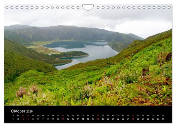 Produktbild: Azoren - bezaubernde Inselwelt. Eindr&uuml;cke auf Sao Miguel (Wandkalender 2026 DIN A4 quer), CALVENDO Monatskalender