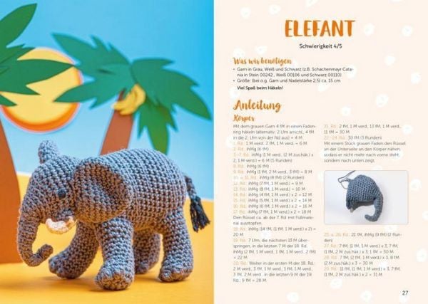 Produktbild: Amigurumi Wildtiere h&auml;keln