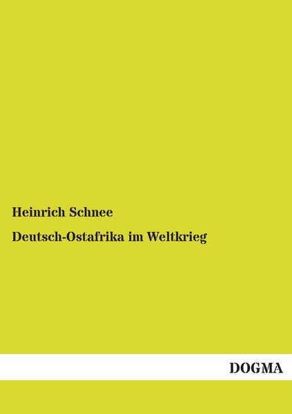 Produktbild: Deutsch-Ostafrika im Weltkrieg