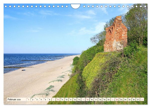 Produktbild: Die polnische Ostsee (Wandkalender 2026 DIN A4 quer), CALVENDO Monatskalender