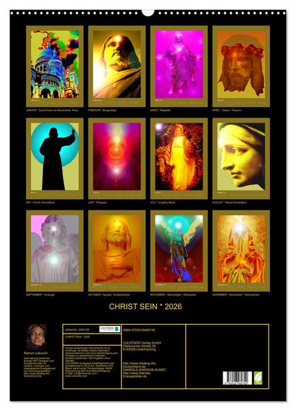 Produktbild: CHRIST SEIN * 2026 (Wandkalender 2026 DIN A2 hoch), CALVENDO Monatskalender