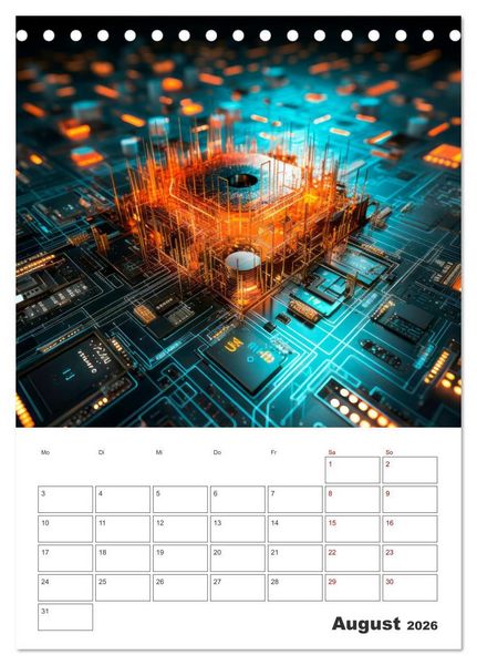 Produktbild: KRYPTO Cooler Terminplaner (Tischkalender 2026 DIN A5 hoch), CALVENDO Monatskalender