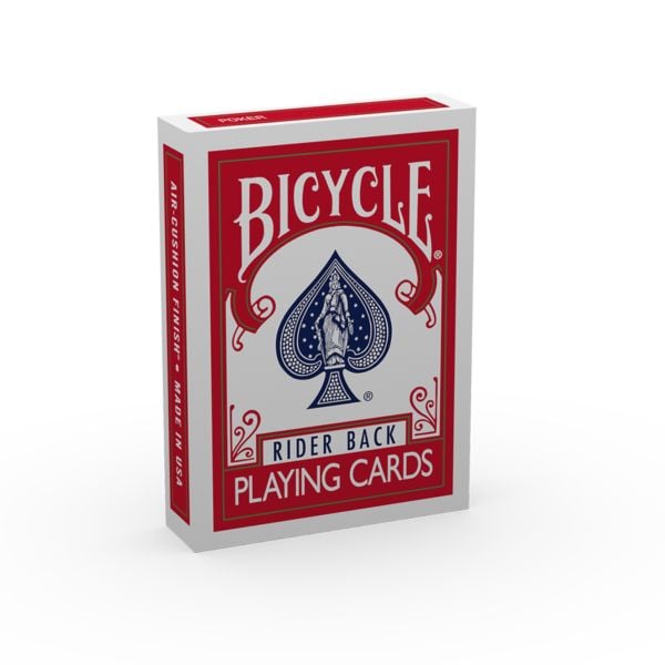 Produktbild: Bicycle Rider Back in Rot oder Blau (807 Classic Tuck, (Designer Spielkarten, Poker, Skat...)