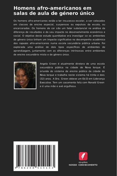 Produktbild: Homens afro-americanos em salas de aula de g&eacute;nero &uacute;nico