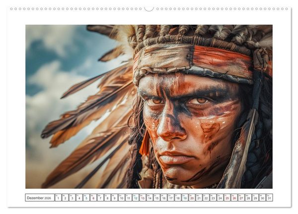 Produktbild: Indian Spirits (Wandkalender 2026 DIN A2 quer), CALVENDO Monatskalender