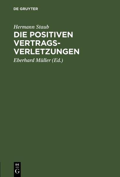 Produktbild: Die positiven Vertragsverletzungen