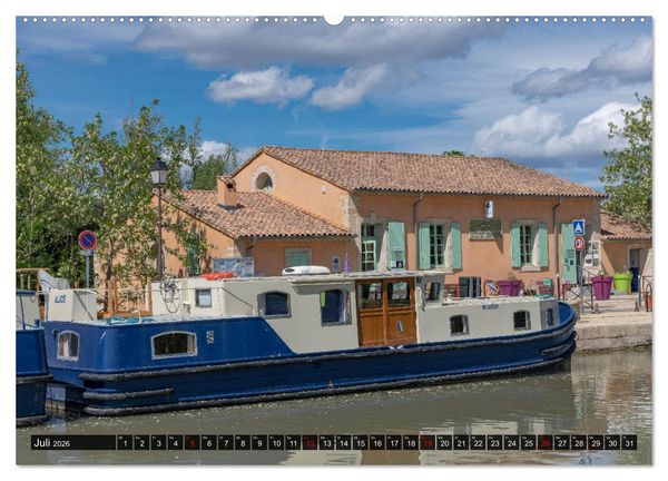 Produktbild: Der K&ouml;nigliche Kanal. Die Wasserstra&szlig;e im Languedoc (Wandkalender 2026 DIN A2 quer), CALVENDO Monatskalender