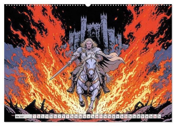 Produktbild: Die Nibelungen: Glanz und Verderben (Wandkalender 2027 DIN A2 quer), CALVENDO Monatskalender