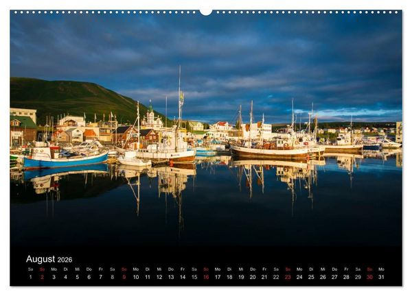 Produktbild: Island - Wundervolle Landschaften (Wandkalender 2026 DIN A2 quer), CALVENDO Monatskalender
