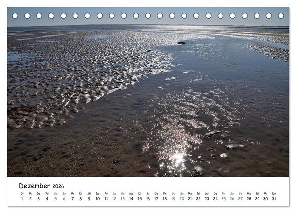 Produktbild: F&ouml;hr und Halligwelt 2026 (Tischkalender 2026 DIN A5 quer), CALVENDO Monatskalender
