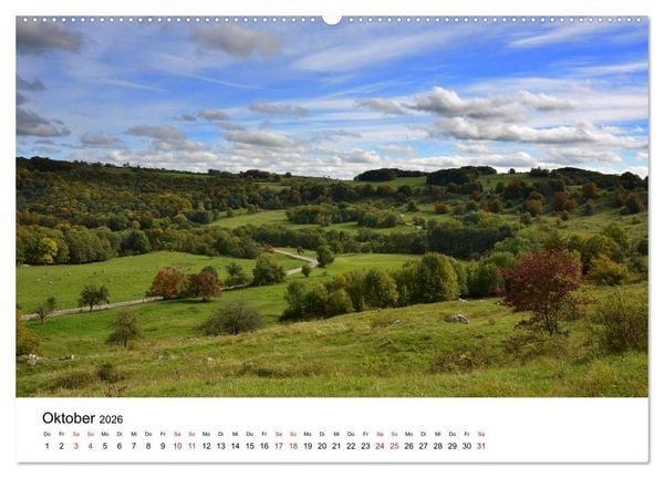 Produktbild: Zauberhafte Schw&auml;bische Alb (hochwertiger Premium Wandkalender 2026 DIN A2 quer), Kunstdruck in Hochglanz