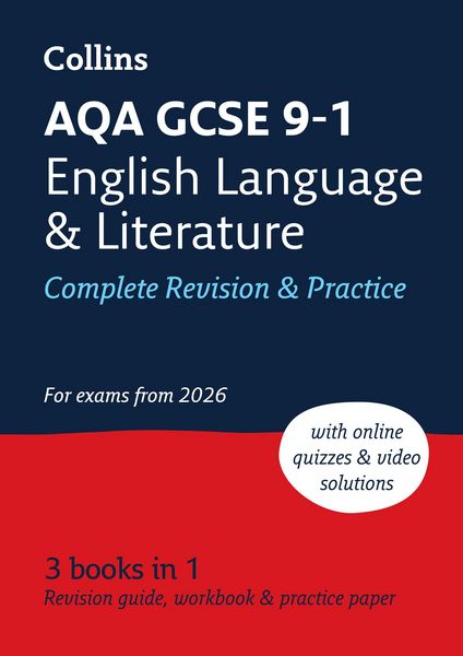 Produktbild: AQA GCSE 9-1 English Language and Literature Complete Revision & Practice