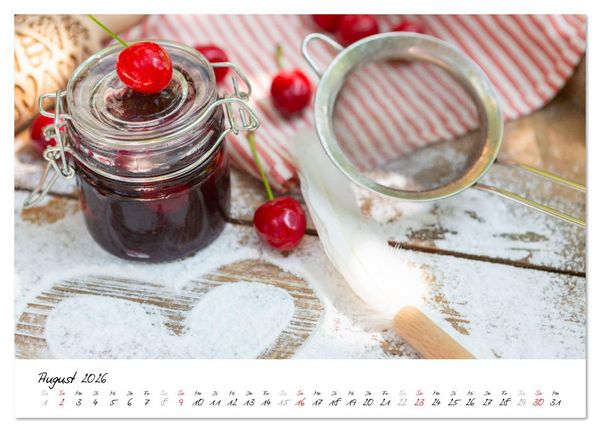 Produktbild: Kirschen aus dem Garten &ndash; Erntekalender (Wandkalender 2026 DIN A2 quer), CALVENDO Monatskalender