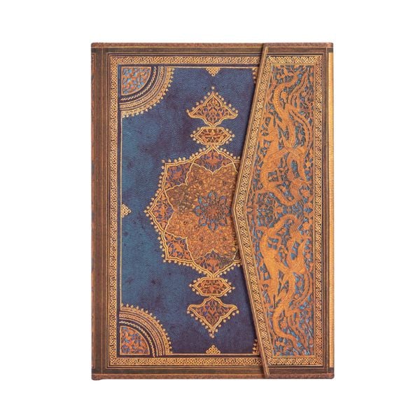 Produktbild: Hardcover Notizbuch Safawidisch Indigo, Midi, Liniert