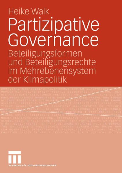 Produktbild: Partizipative Governance