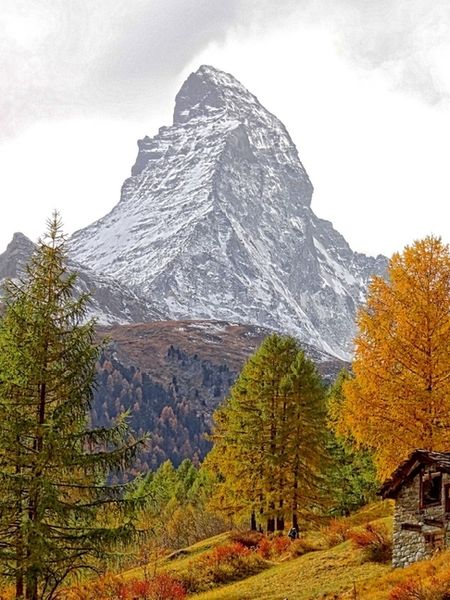 Produktbild: CALVENDO Puzzle Matterhorn im Herbst - Zermatt | 1000 Teile Lege-Gr&ouml;&szlig;e 64x48cm Foto-Puzzle f&uuml;r gl&uuml;ckliche Stunden