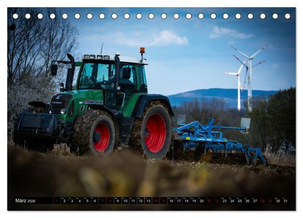 Produktbild: Agrartechnik (Tischkalender 2026 DIN A5 quer), CALVENDO Monatskalender