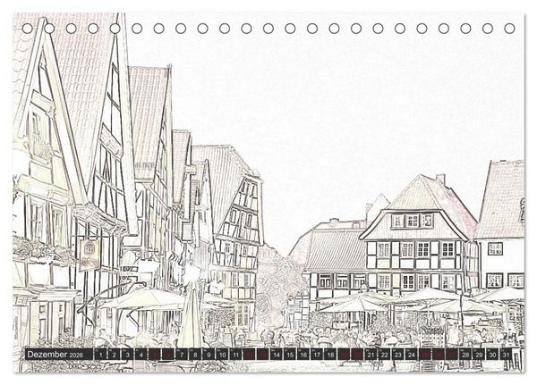 Produktbild: MAL-TOUR Deutschland (Tischkalender 2026 DIN A5 quer), CALVENDO Monatskalender
