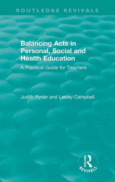 Produktbild: Balancing Acts in Personal, Social and Health Education