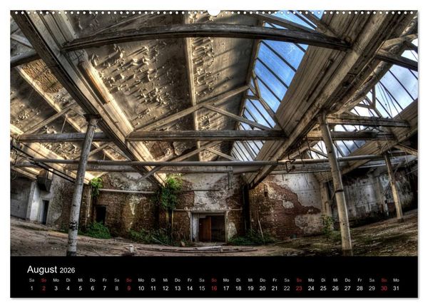Produktbild: Lost Places - Verlassene Orte (Wandkalender 2026 DIN A2 quer), CALVENDO Monatskalender