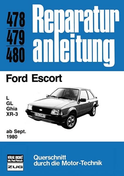 Produktbild: Ford Escort L / GL / Ghia / XR-3 ab Sept. 1980