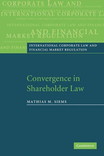 Produktbild: Convergence in Shareholder Law