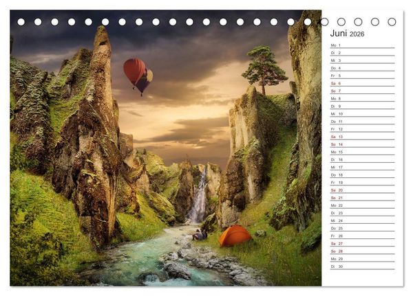 Produktbild: Kurze Auszeit (Tischkalender 2026 DIN A5 quer), CALVENDO Monatskalender