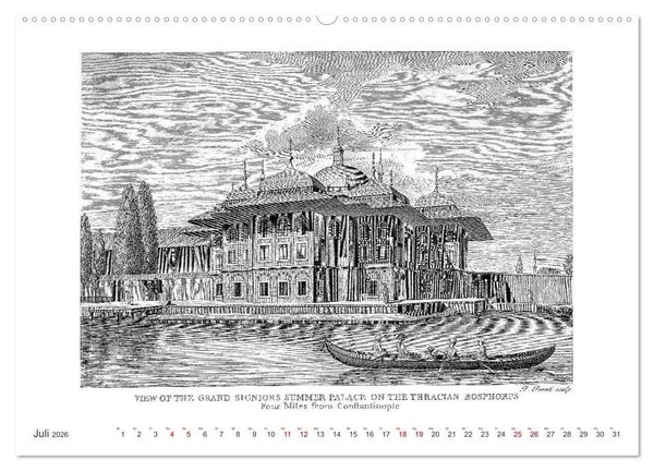Produktbild: Istanbul - Hauptstadt des osmanischen Reiches seit 1453 (hochwertiger Premium Wandkalender 2026 DIN A2 quer), Kunstdruck in Hochglanz