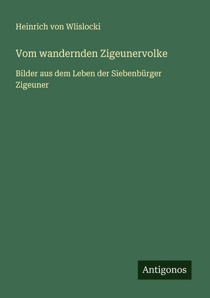 Produktbild: Vom wandernden Zigeunervolke